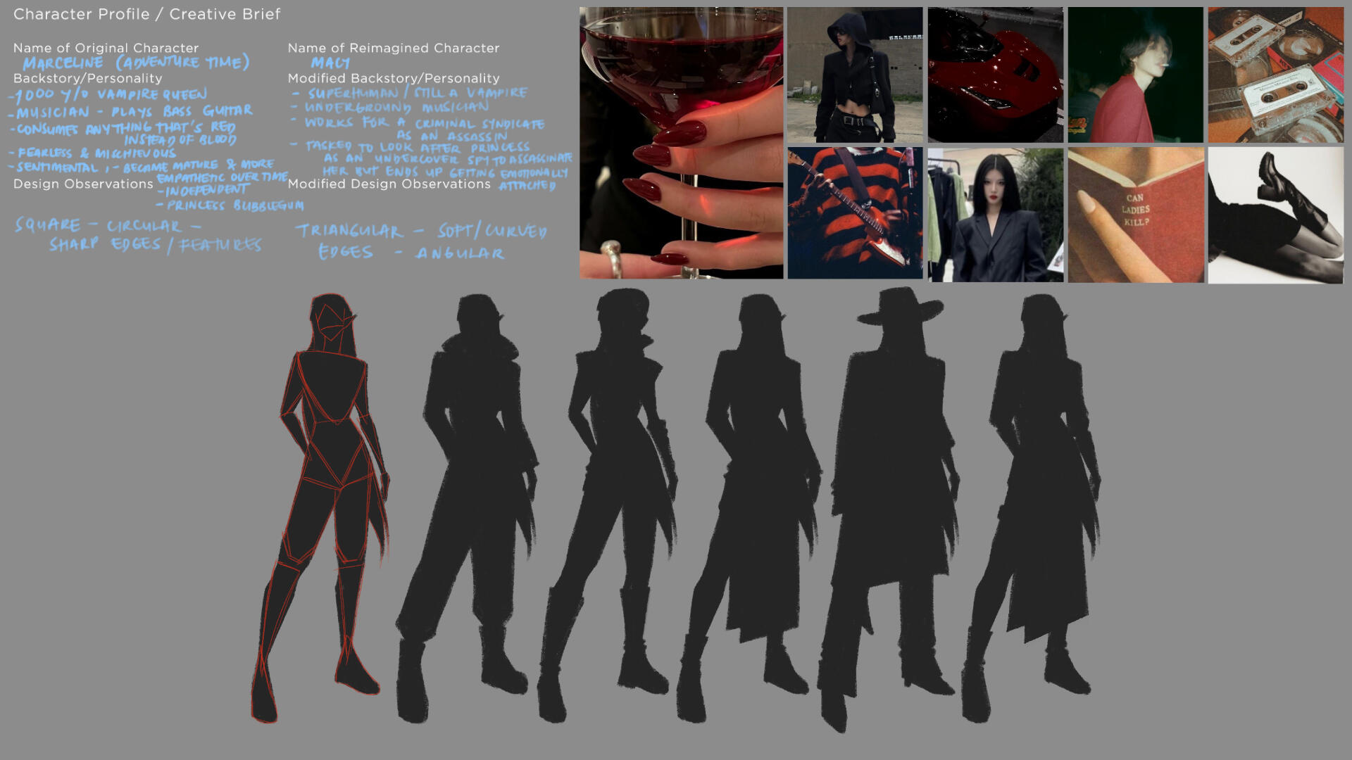silhouette &amp; moodboard